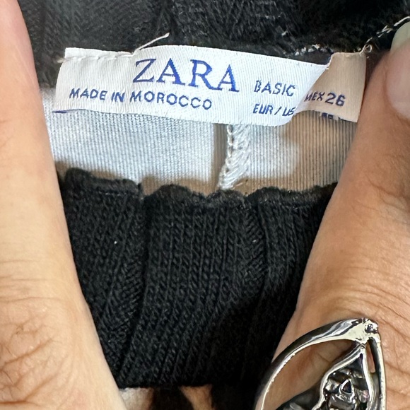 Zara Leopard Print Mock Neck Turtleneck Dress - Picture 4 of 5